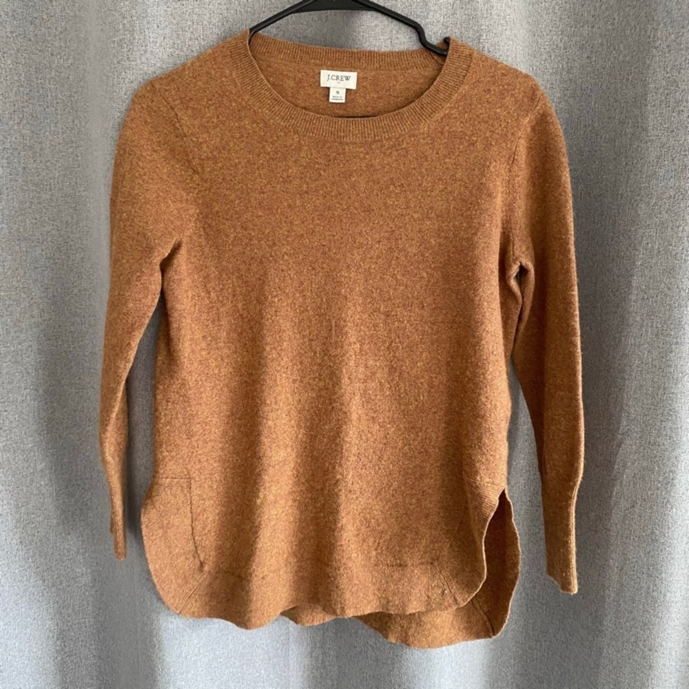 J. Crew Women's Brown Wool Blend Sweater Small